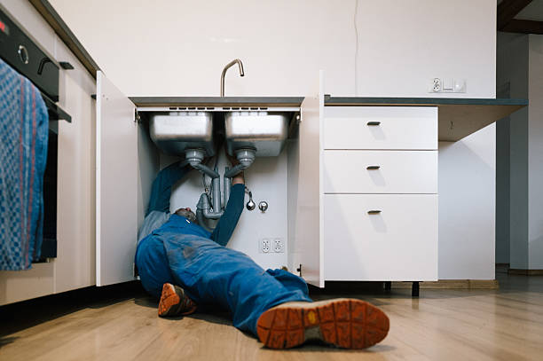 Professional Drain Cleaning technician working in Manhasset, NY